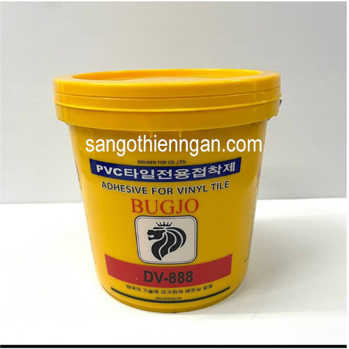 Keo chuyên dùng dán sàn nhựa 1kg Bugjo DV-888