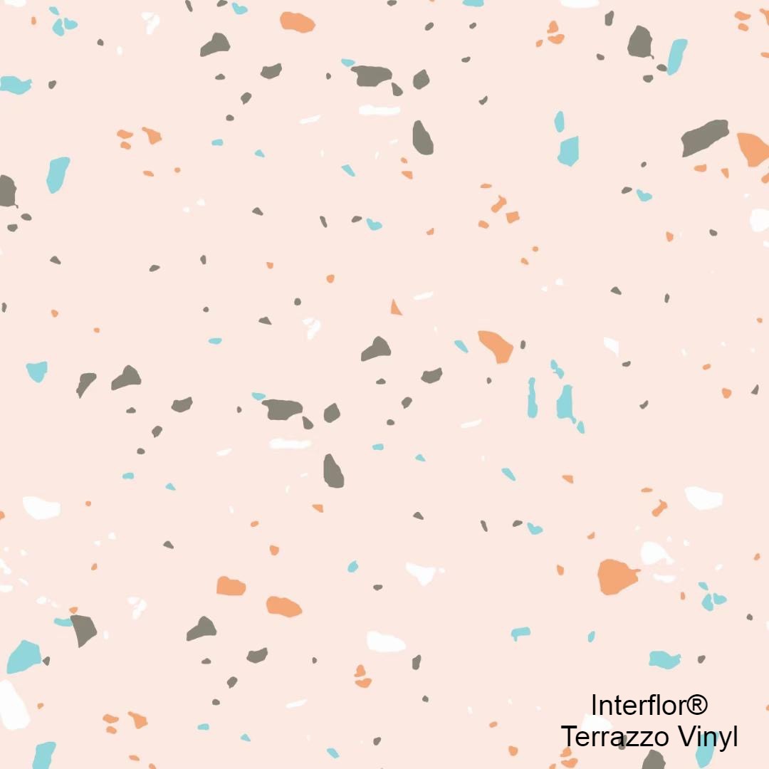 Sàn nhựa terrazzo (Terrazzo vinyl flooring) Interflor – Pink
