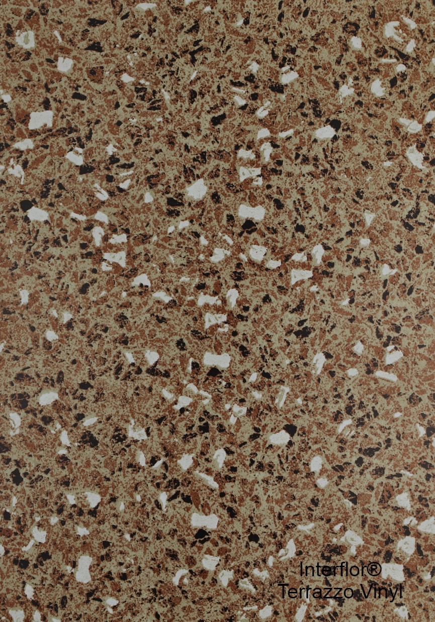 Sàn nhựa terrazzo (Terrazzo vinyl flooring) Interflor - Brown
