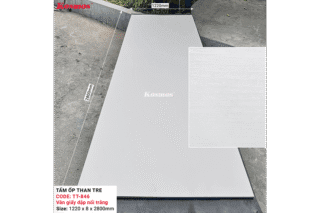 Tấm ốp Than tre - vân giấy dập nổi TT 846