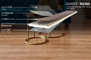 Sàn Thạch Anh Kobler Quartz KQ460 7,5mm