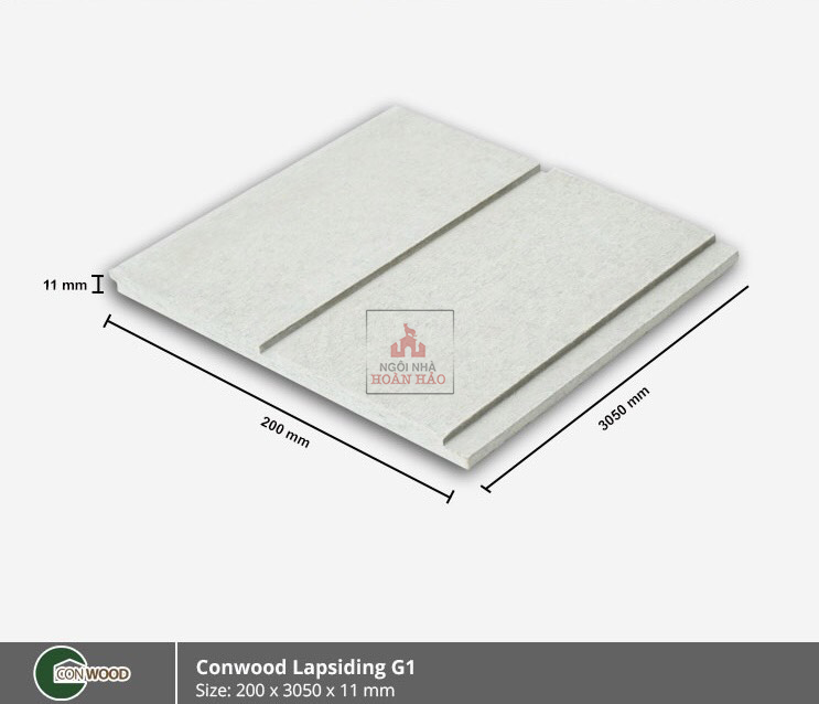 Thanh ốp tường CONWOOD LAP SIDING G1 - Ảnh 2