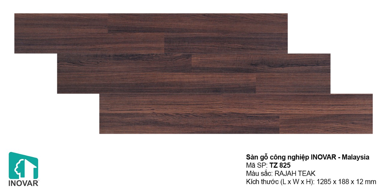 Bảng giá sàn gỗ Inovar Thái Lan 2026 chi tiết các dòng 8mm và 12mm