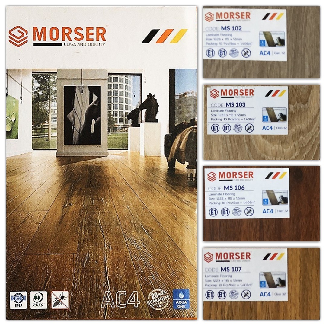 Sàn gỗ Morser 12mm Châu Âu - độ dày cao cấp