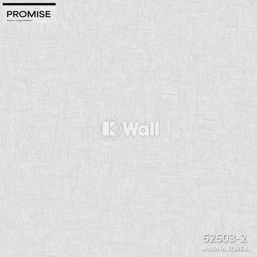 Giấy dán tường Promise Korea 52503 - Dệt Thô Trắng Kem Linen