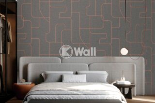 Giấy dán tường Promise Korea 52504 - Hình Học Tối Giản Trắng Ngà