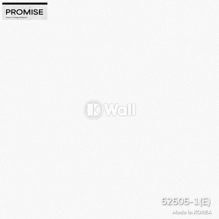 Giấy dán tường Promise Korea 52505 - Trơn Trắng Ngà Hiện Đại