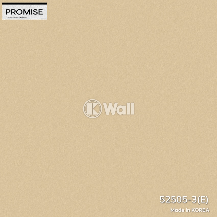 Giấy dán tường Promise Korea 52505 - Trơn Trắng Ngà Hiện Đại