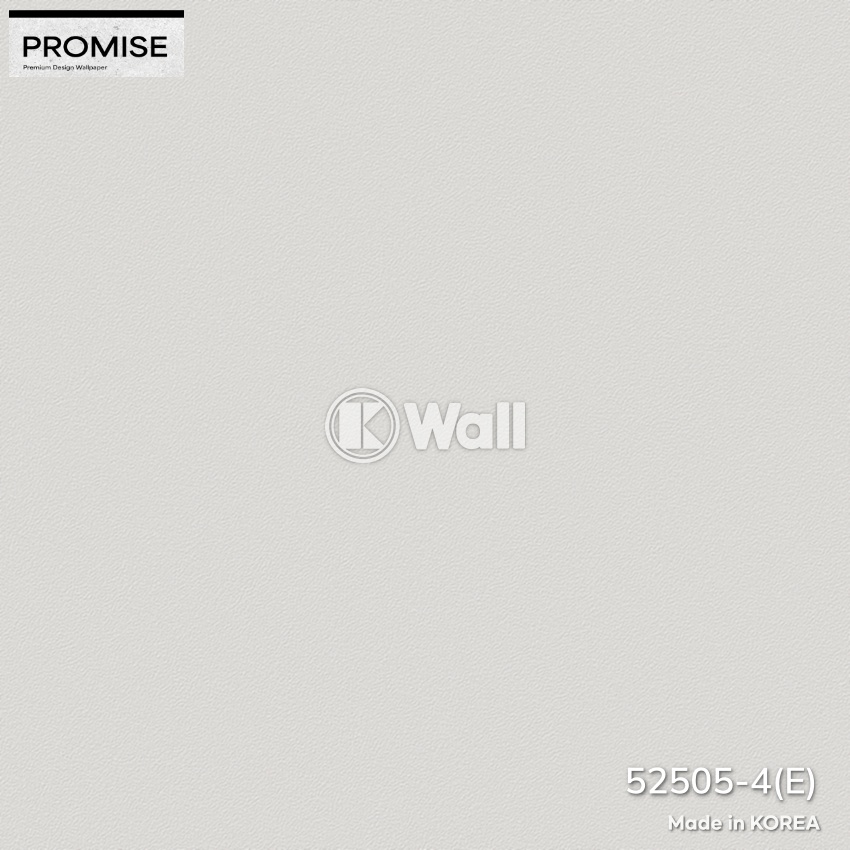 Giấy dán tường Promise Korea 52505 - Trơn Trắng Ngà Hiện Đại