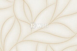 Giấy dán tường Promise Korea 52506 - Lá Cách Điệu Kem Vàng Sang Trọng