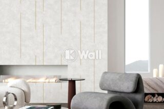 Giấy dán tường Promise Korea 52518 - Sọc Dọc Champagne Trắng Xám