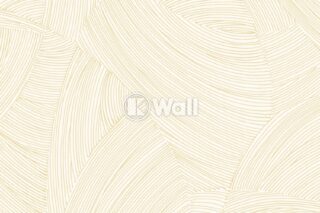 Giấy dán tường Promise Korea 52521 - Cánh Cong Art Deco Kem Vàng