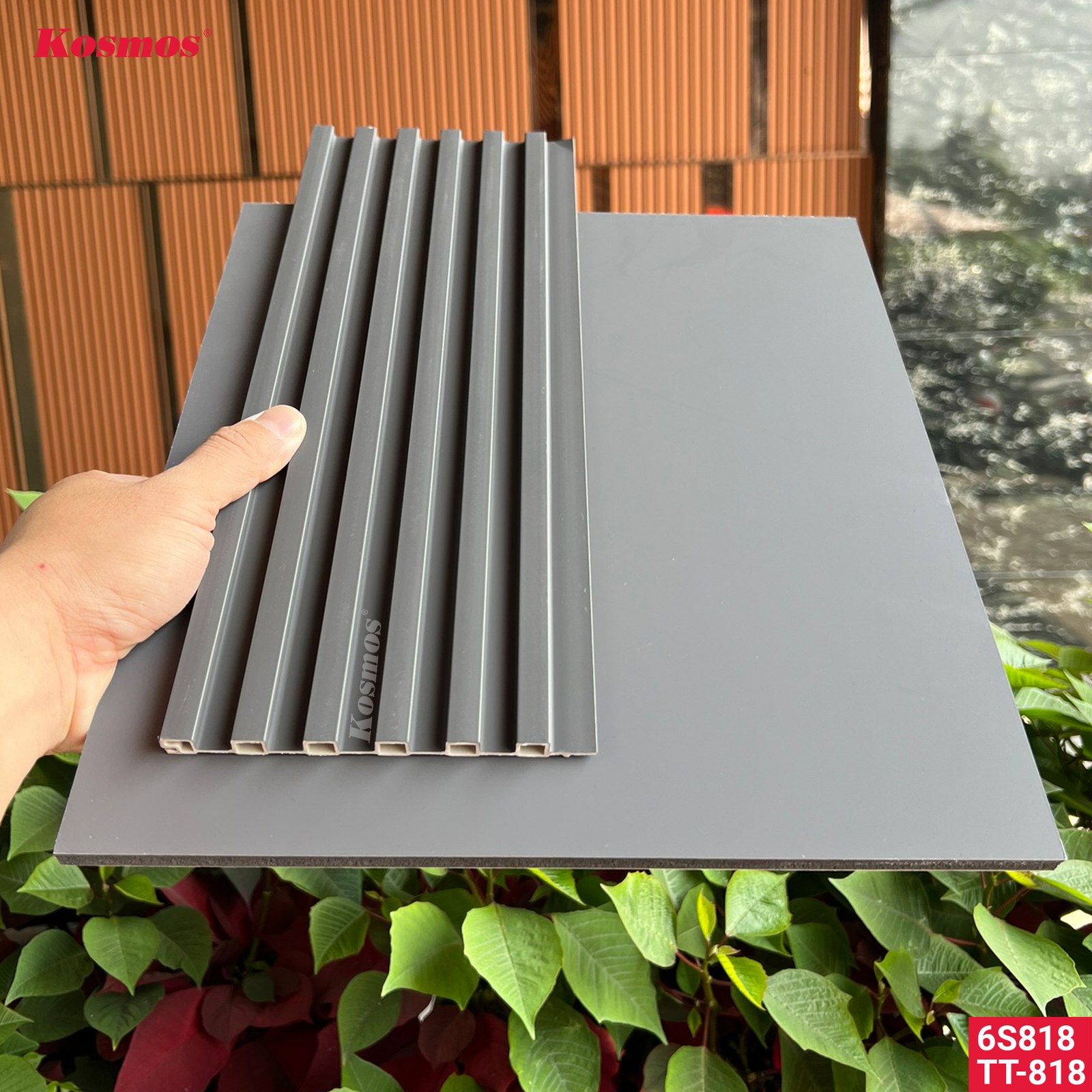 Tấm ốp than tre Kosmos TT-818 - ảnh thiết kế