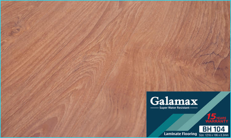Sàn gỗ Galamax 8mm BG221 vân sồi vàng