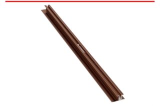 Nẹp nhôm H12 có rãnh H12 - Sàn Gỗ Thiên Ngân