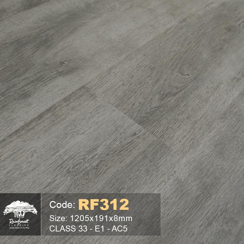 Cận cảnh bề mặt sàn gỗ Rain Forest 8mm RF311 Oak Light