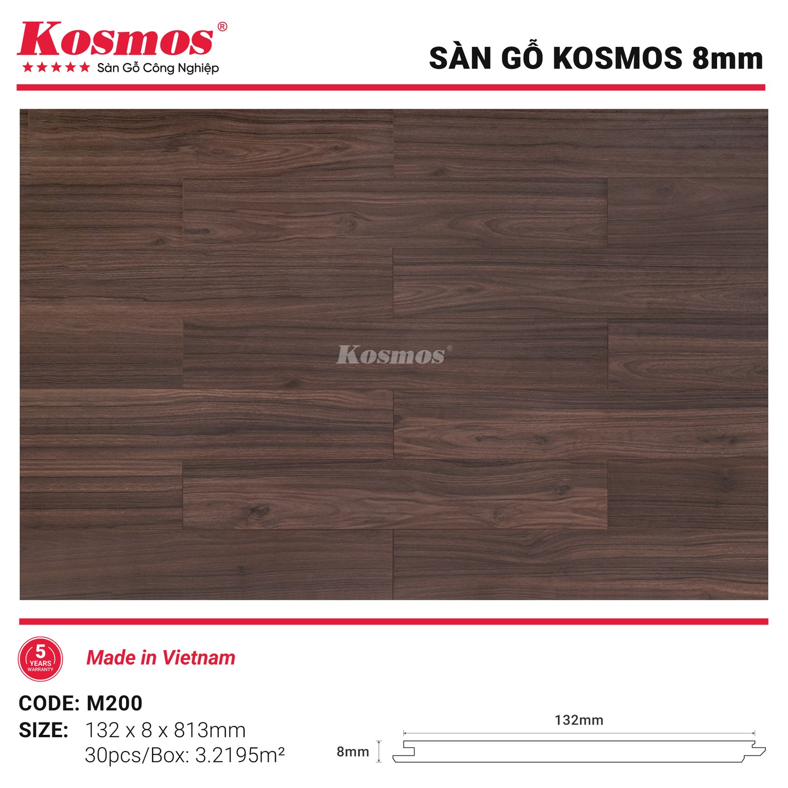Sàn gỗ Kosmos M200