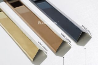 Nẹp inox IV25X25 Đa màu / mẫu chính - Sàn Gỗ Thiên Ngân