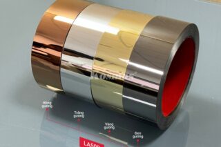 Nẹp inox LA50D Góc chụp 2 - Sàn Gỗ Thiên Ngân