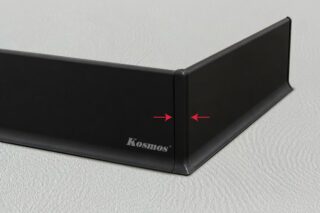 Nẹp nhôm GNC80 Đen - Sàn Gỗ Thiên Ngân
