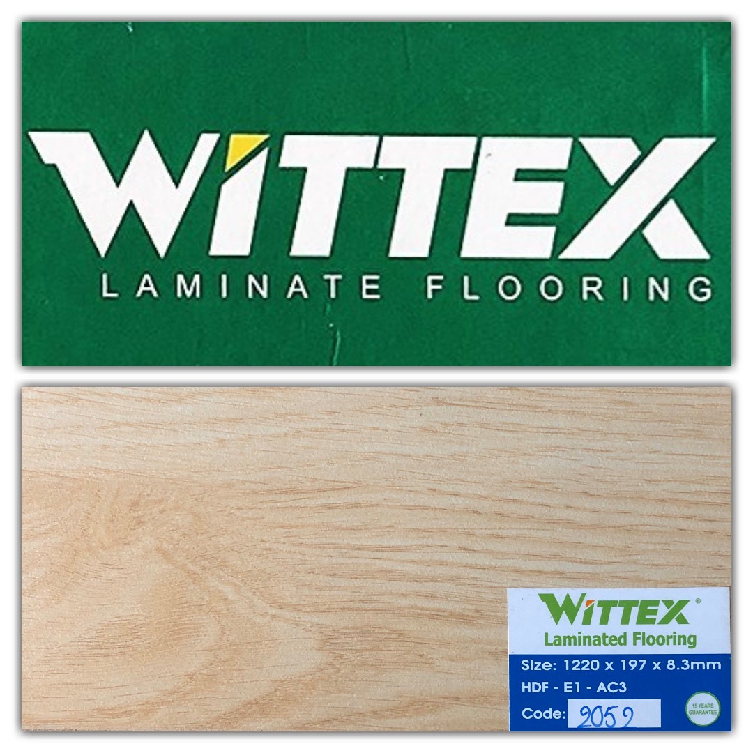 Sàn gỗ Wittex 8mm vân sồi sáng thi công thực tế TPHCM