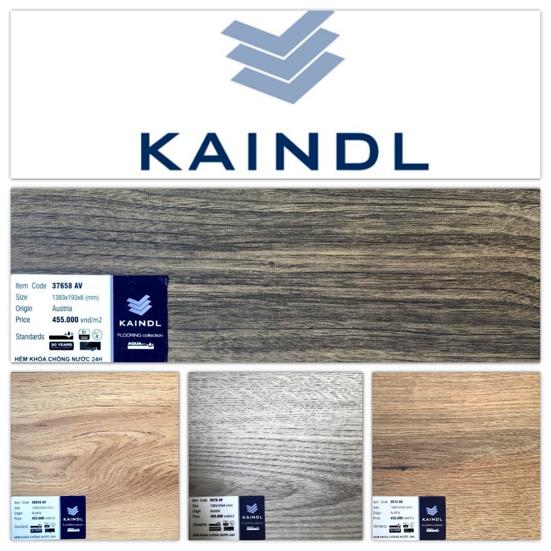 Sàn gỗ Kaindl 8mm vân gỗ sồi tự nhiên