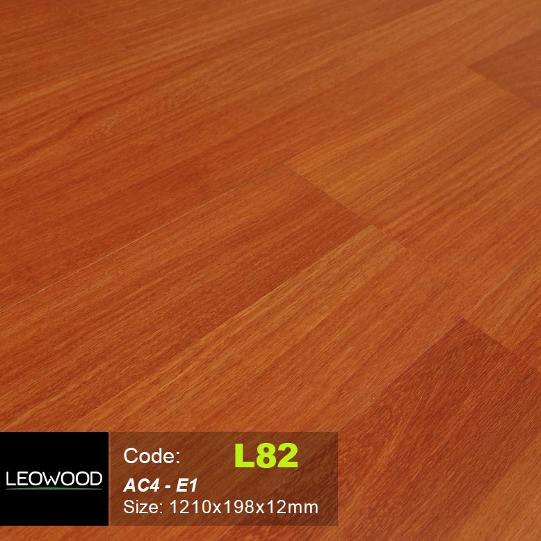 Mẫu sàn gỗ LeoWood 12mm L82 vân gỗ sồi hiện đại