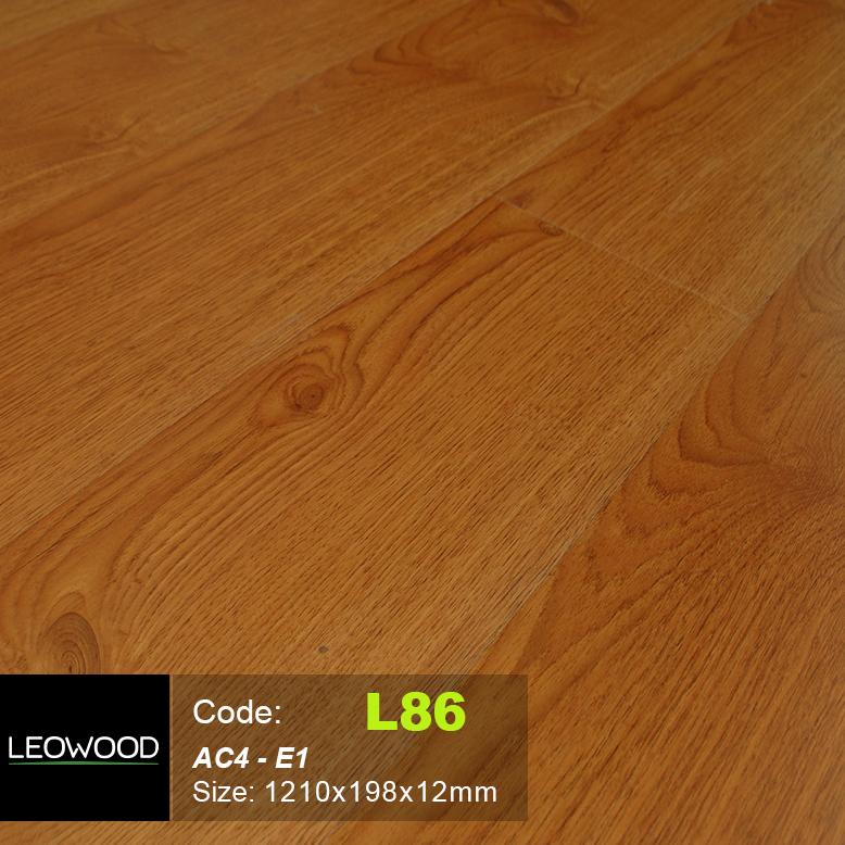 Sàn gỗ LeoWood 12mm L86 cốt HDF mật độ cao nhập khẩu Thái Lan