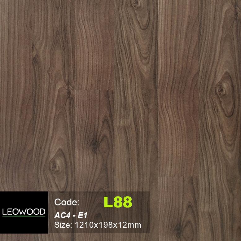Sàn gỗ công nghiệp LeoWood 12mm L88 chuẩn AC5 Thái Lan