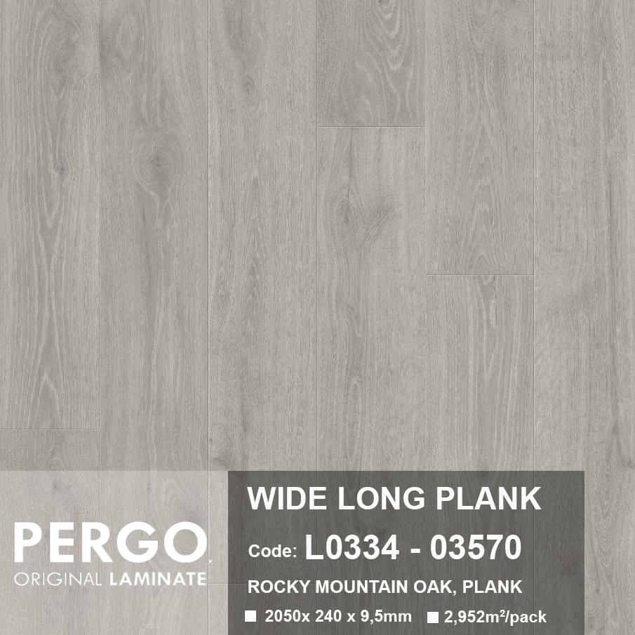Sàn gỗ Pergo Wide Long Plank 9.5mm Bỉ mã 03570 sang trọng