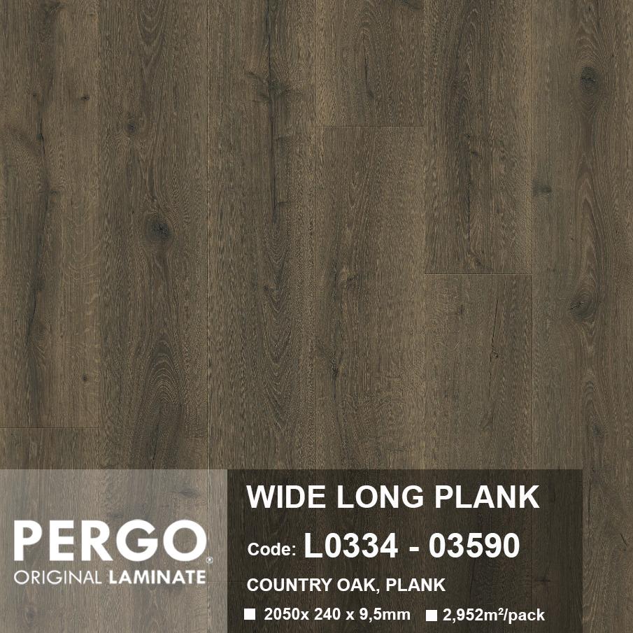 Thi công thực tế sàn gỗ Pergo Wide Long Plank 9.5mm mã 03590