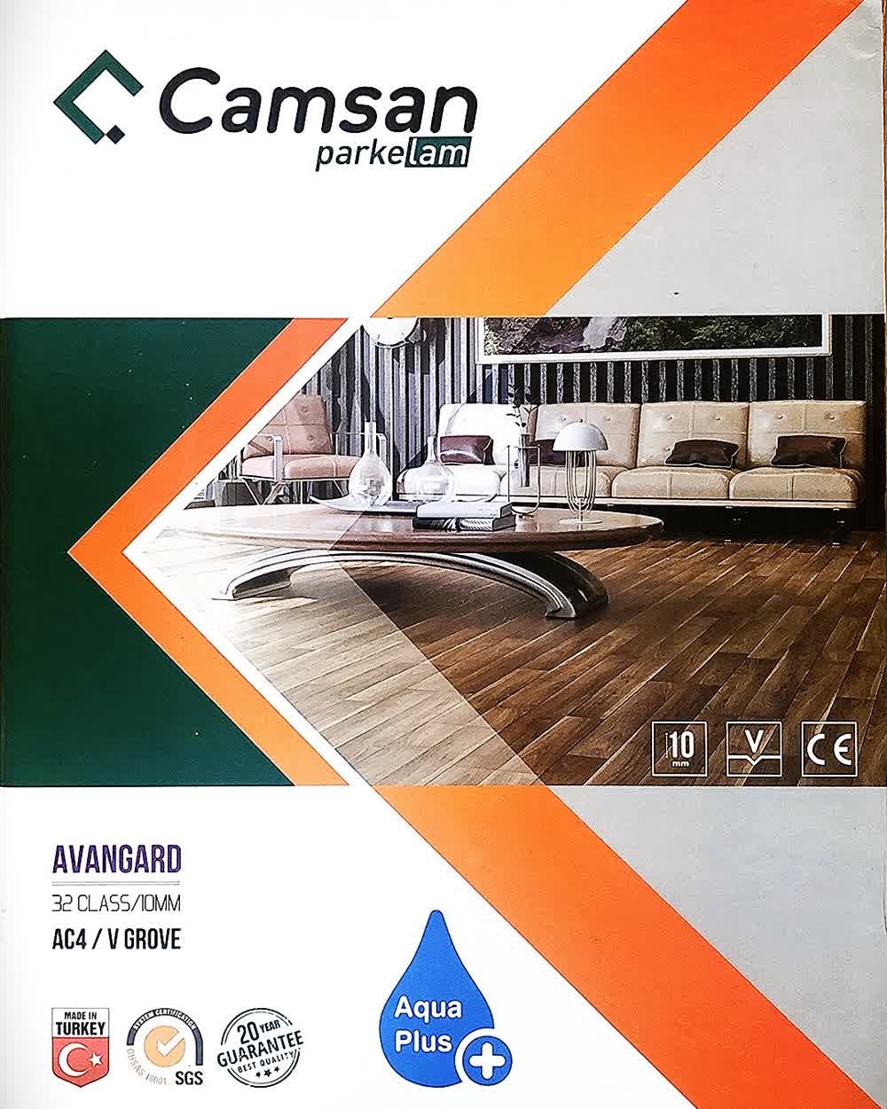 Sàn gỗ Camsan 10mm Thổ Nhĩ Kỳ chịu nước nhập khẩu Châu Âu