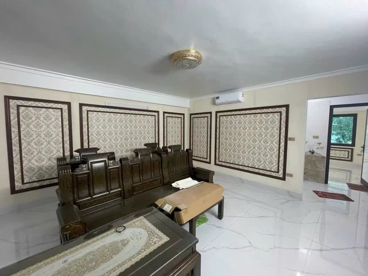 Mẫu giấy dán tường Nhật Bản giả vải tinh xảo phòng khách rộng