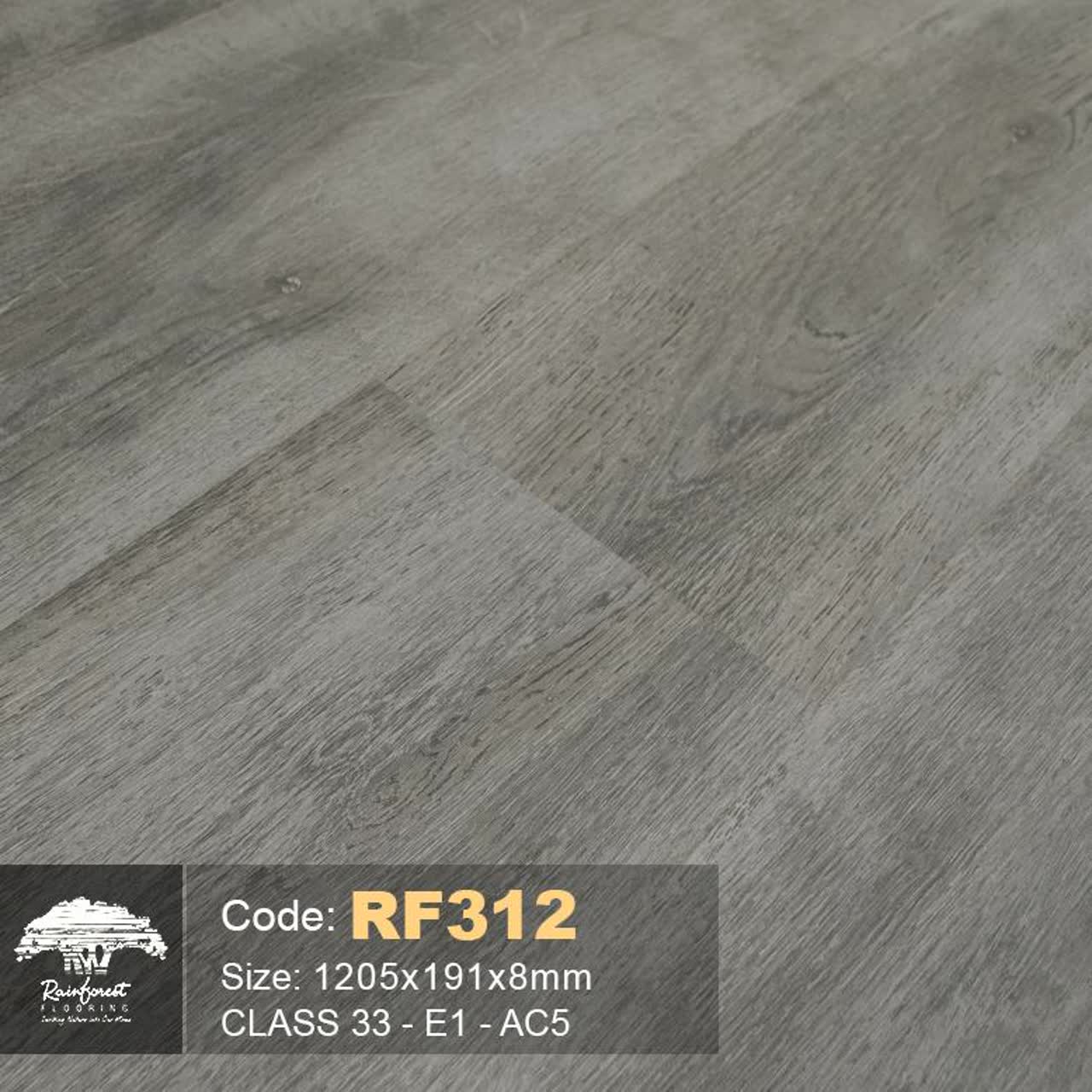 Thi công sàn gỗ Rain Forest 8mm mã RF311 bề mặt vân sồi hiện đại