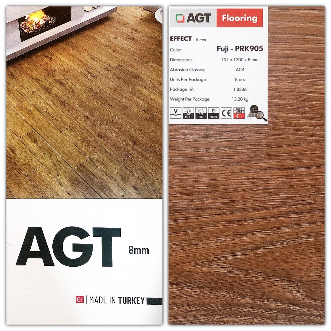 Các mẫu sàn gỗ AGT 8mm đa dạng tone màu