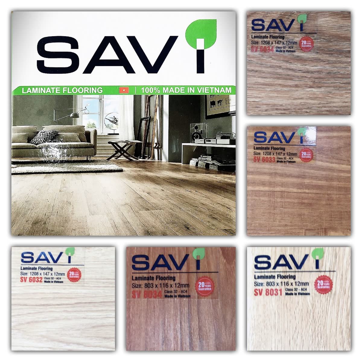 Sàn gỗ SAVI 12mm S1223 bản lớn hình ảnh thi công 2