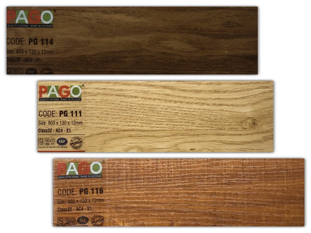 Thi công sàn gỗ Pago R 12mm thực tế tại TPHCM