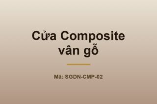 Cửa nhựa Composite vân gỗ - Sàn Gỗ Thiên Ngân