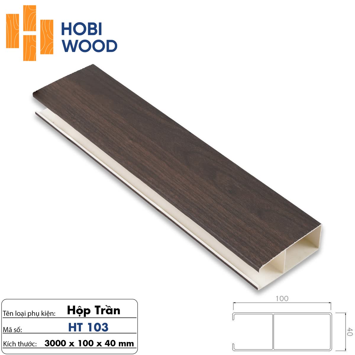 Hộp trần HT103 vân teak lắp đặt phòng họp