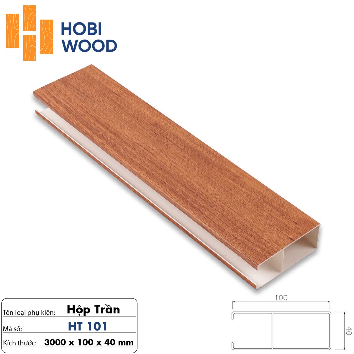 Tấm Ốp Hộp Trần HT101 10mm vân gỗ tự nhiên cao cấp